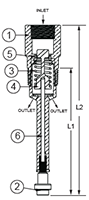 3/4 Inch (in) Cold Water Inlet Drain Tempering Valve - 2