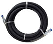 Steam Rated Black Washdown Hose Assembly